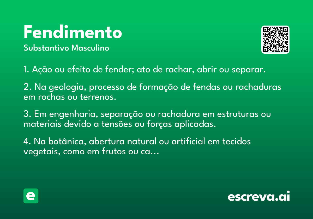 fendimento