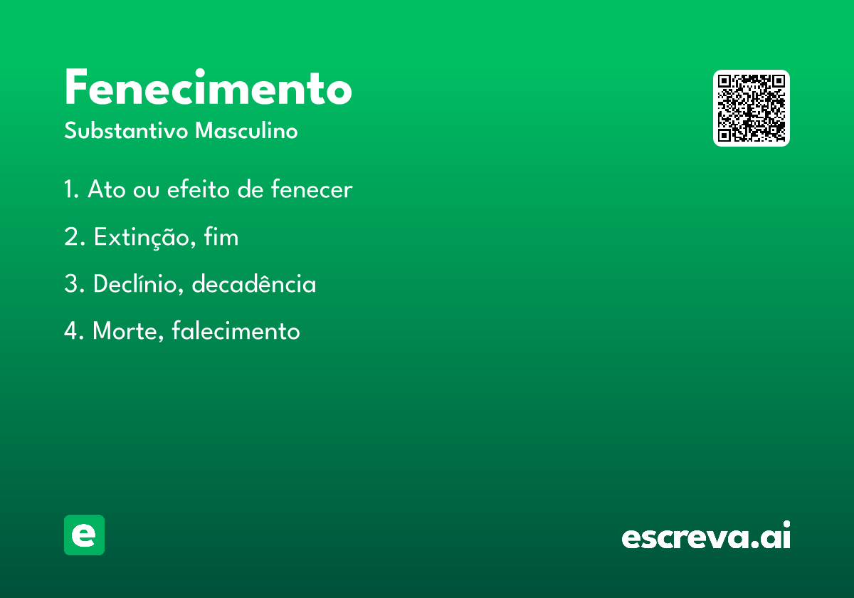 fenecimento