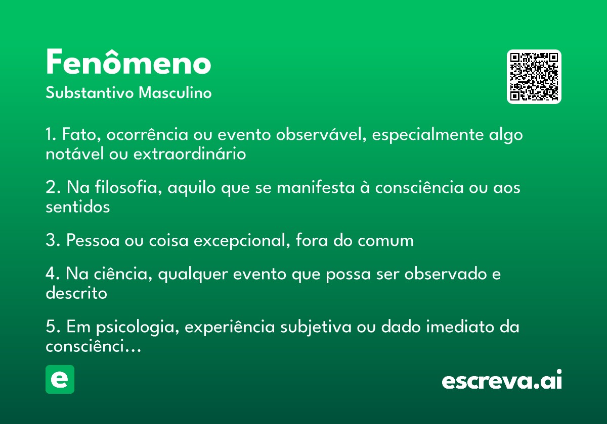 fenômeno