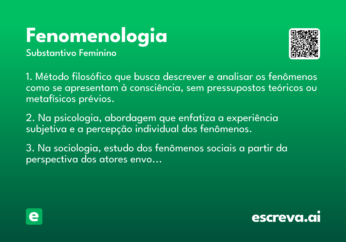 fenomenologia