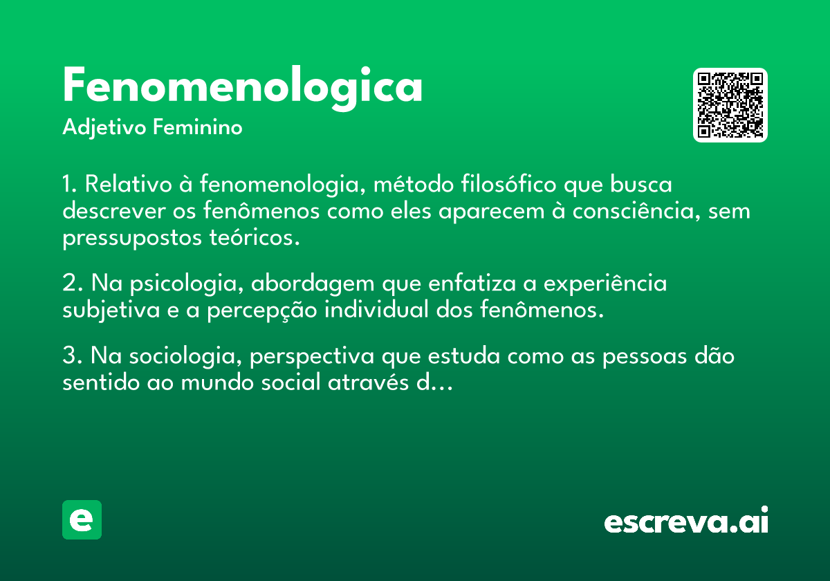 fenomenologica