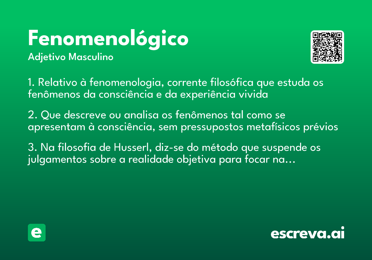 fenomenológico