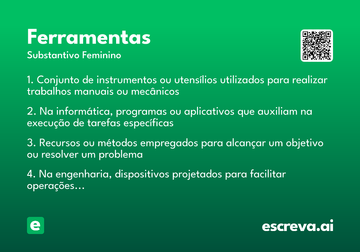 ferramentas