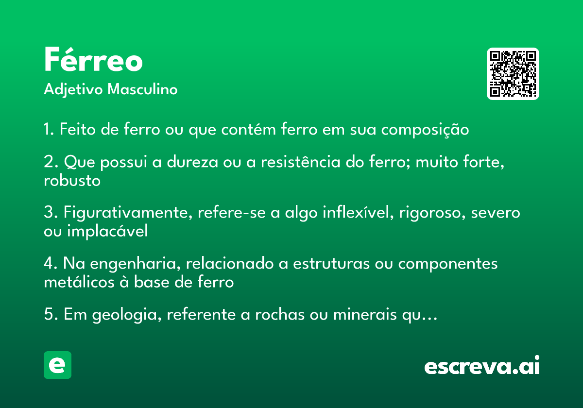 férreo