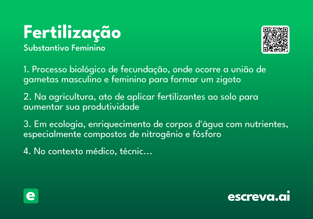 fertilização