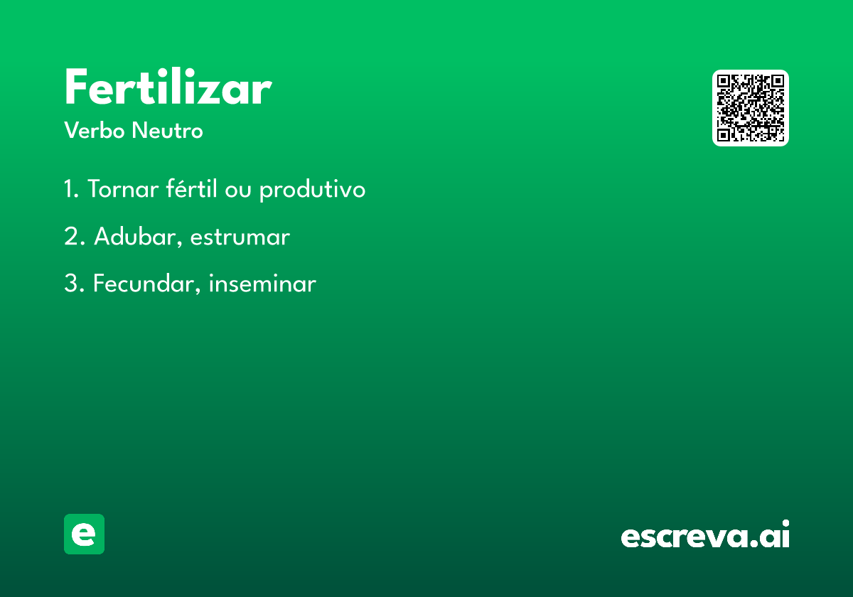 fertilizar
