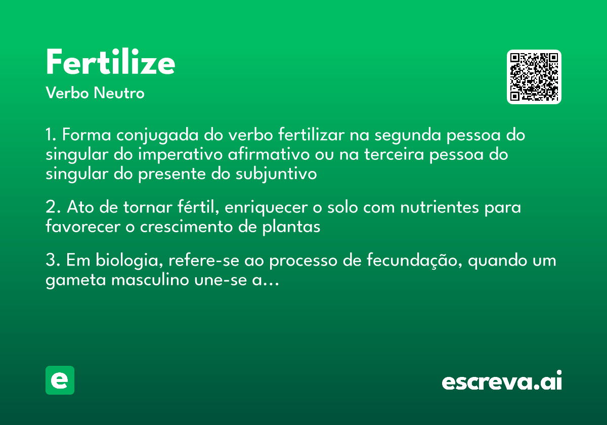 fertilize
