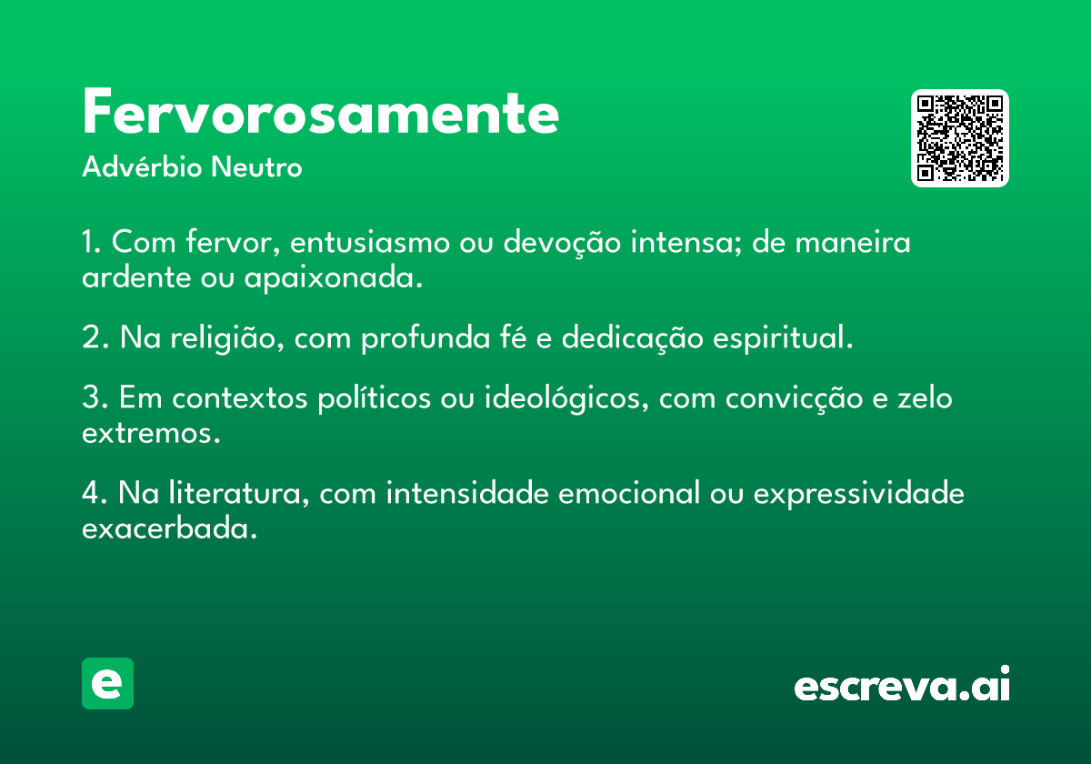 fervorosamente