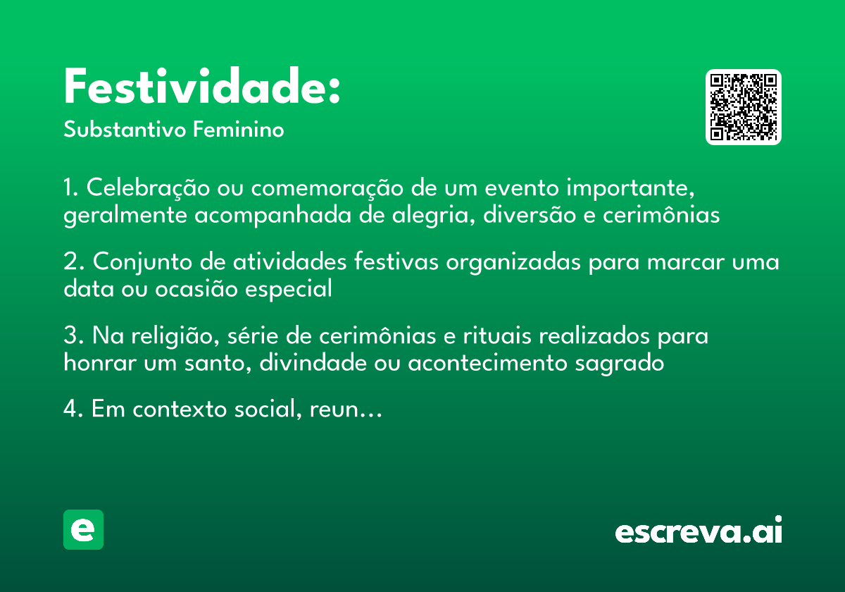 Festividade: