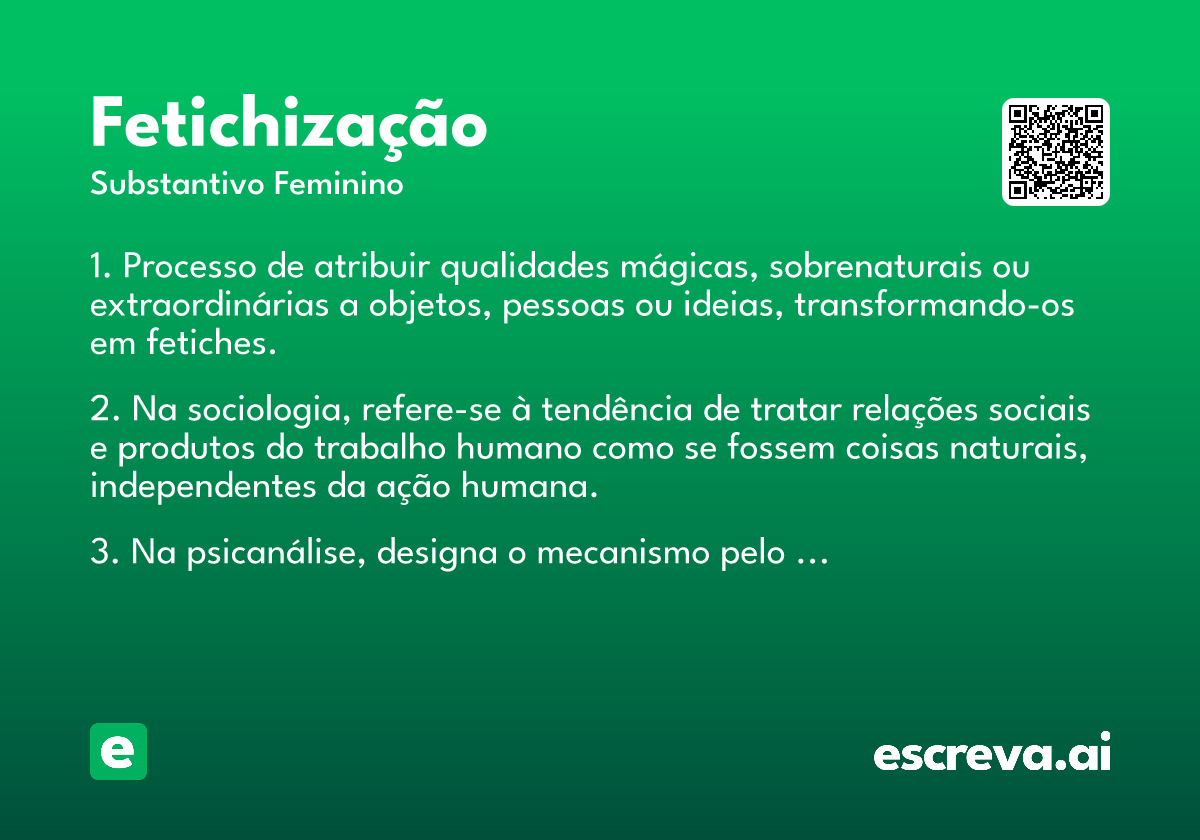 fetichização