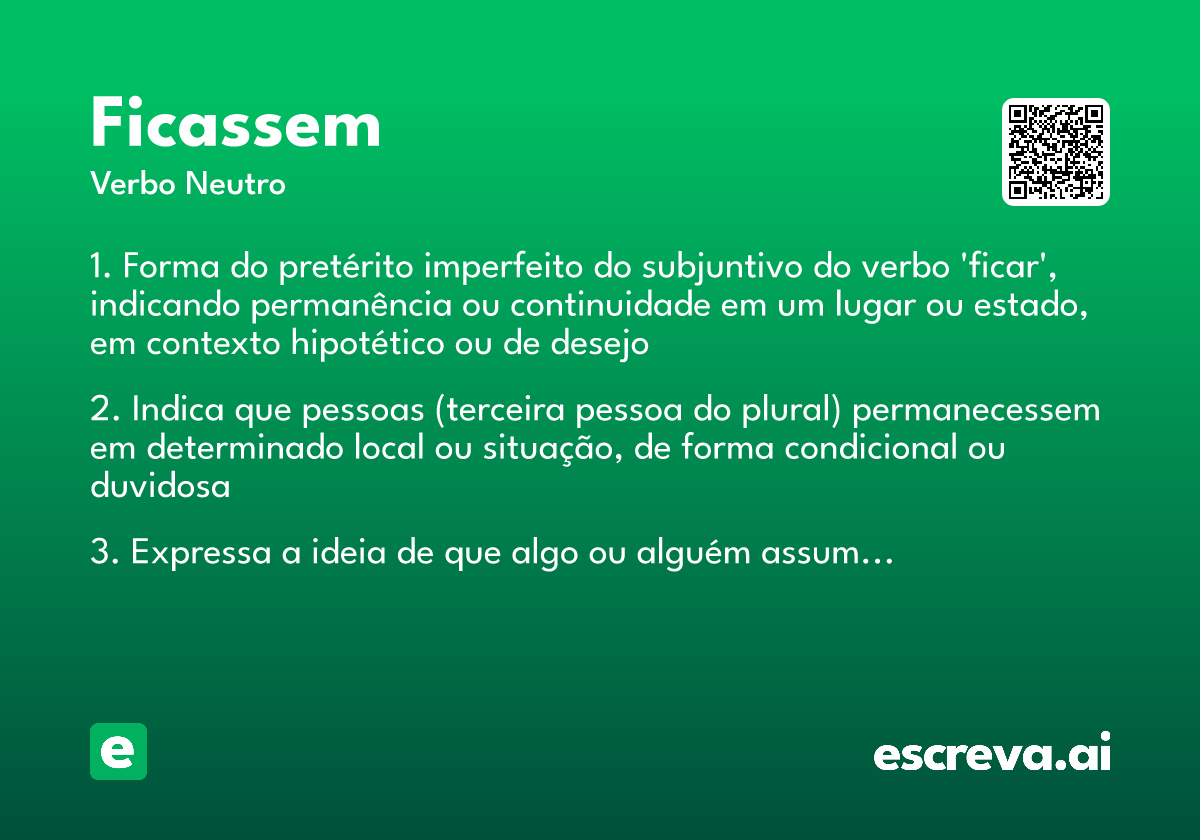 ficassem