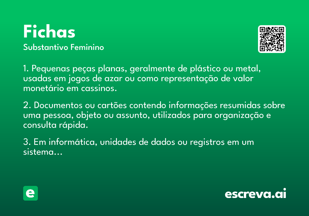 fichas