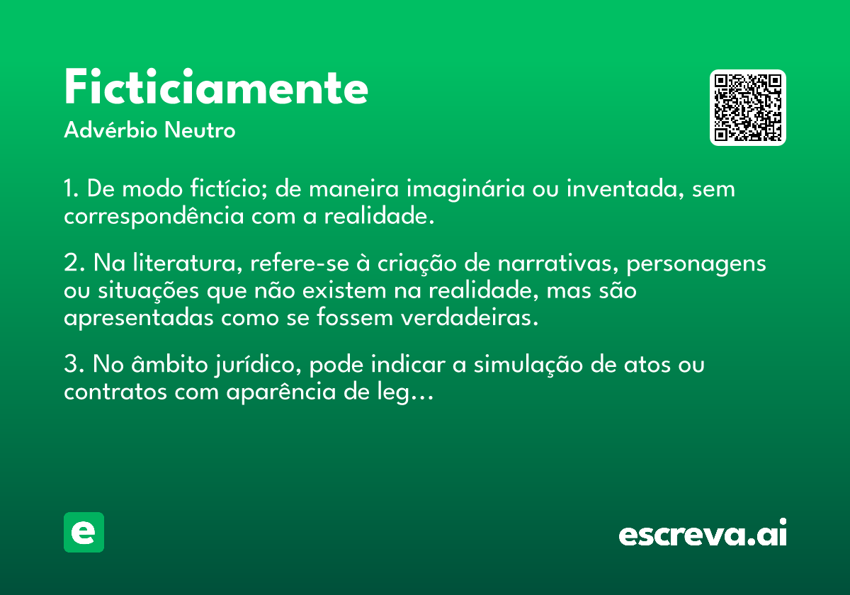 ficticiamente