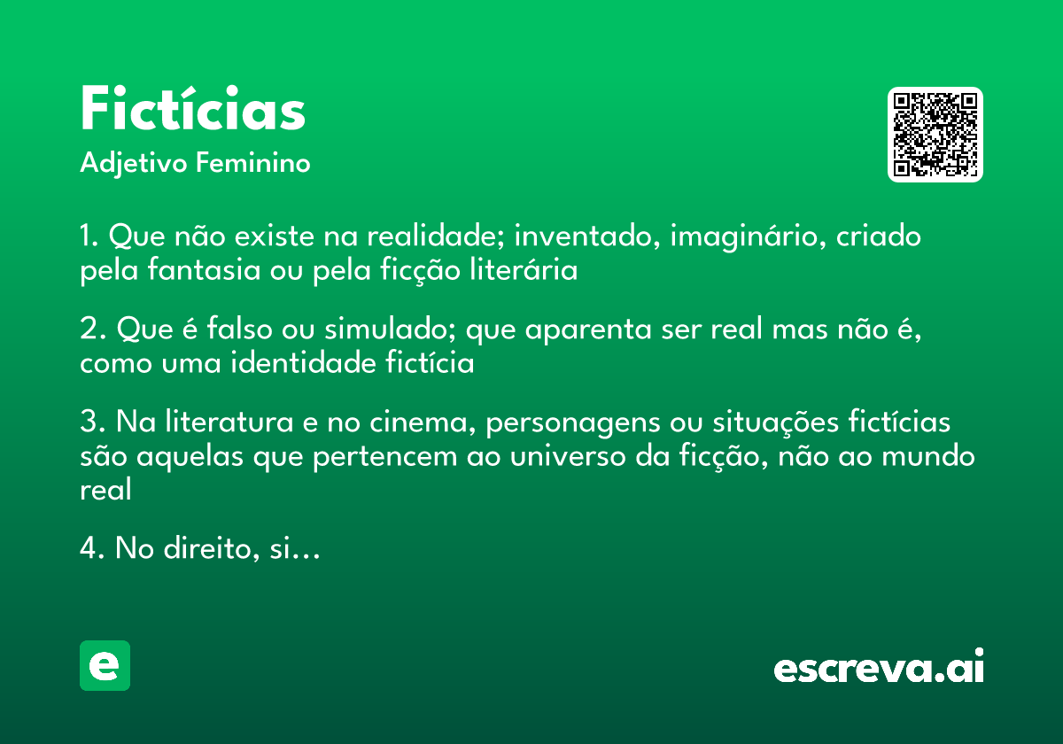 fictícias