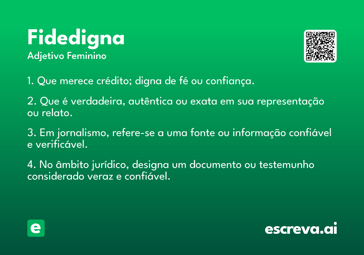 fidedigna