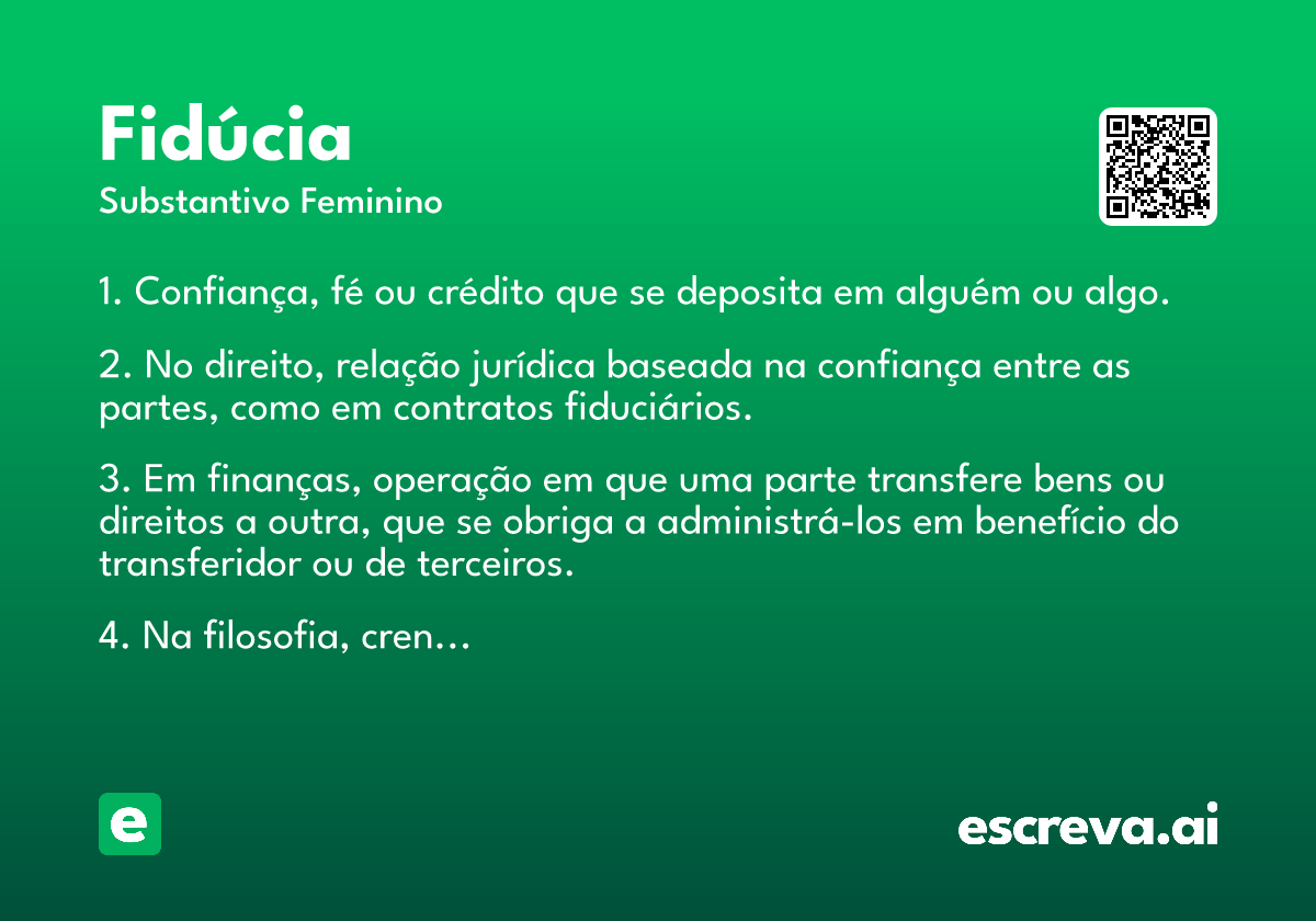 fidúcia