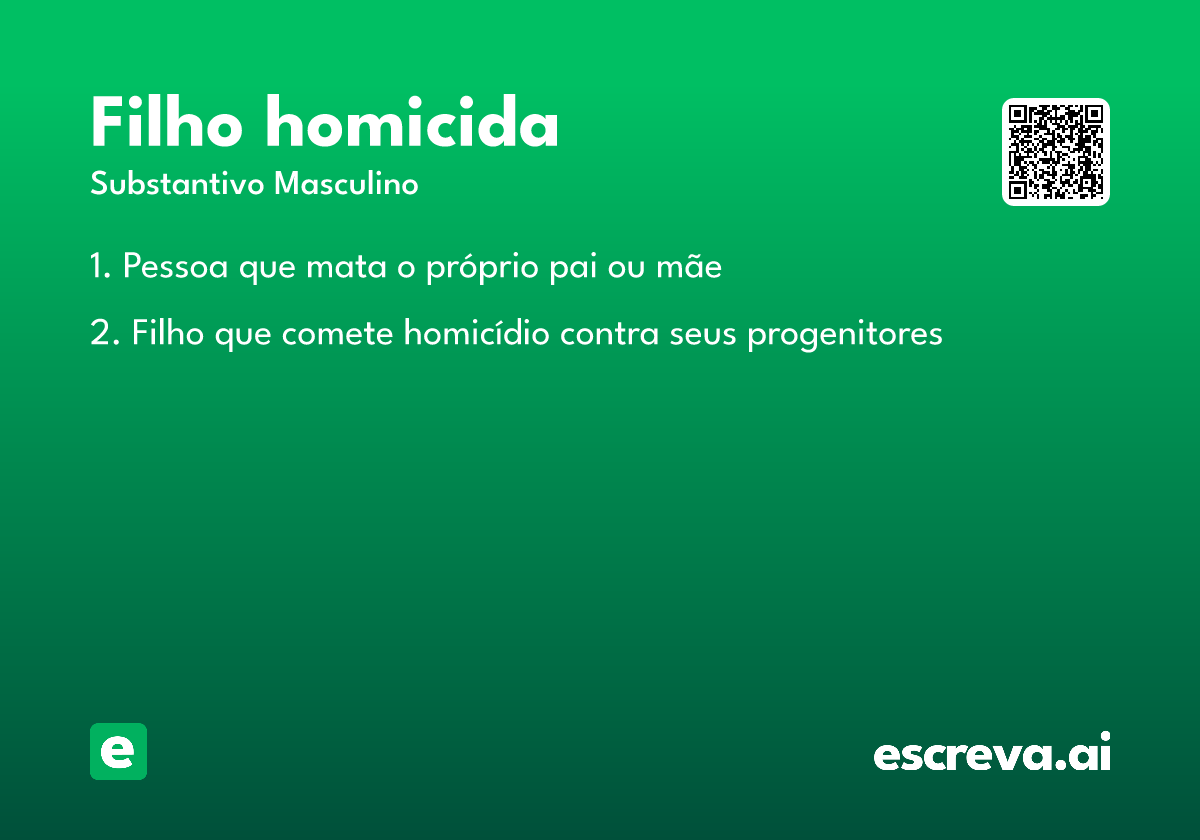 filho homicida