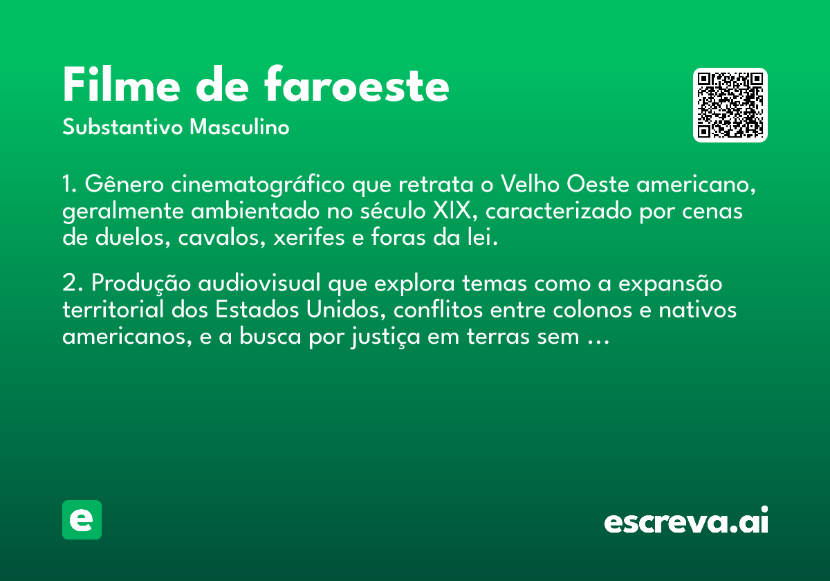 filme de faroeste