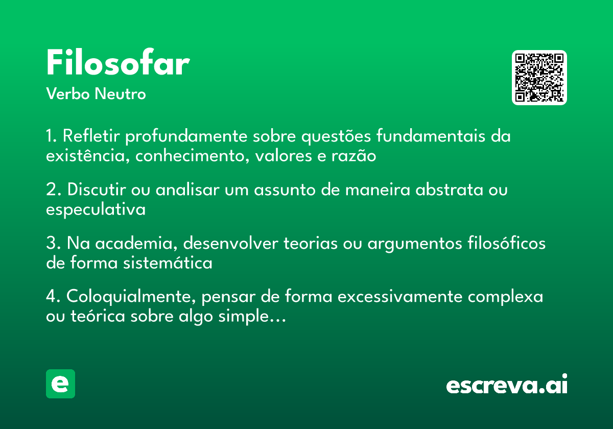 filosofar