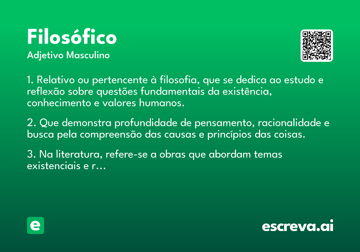 filosófico