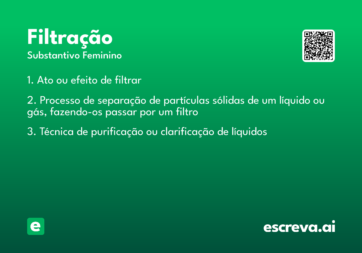 filtração