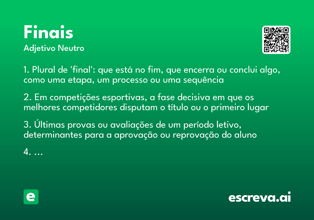 finais