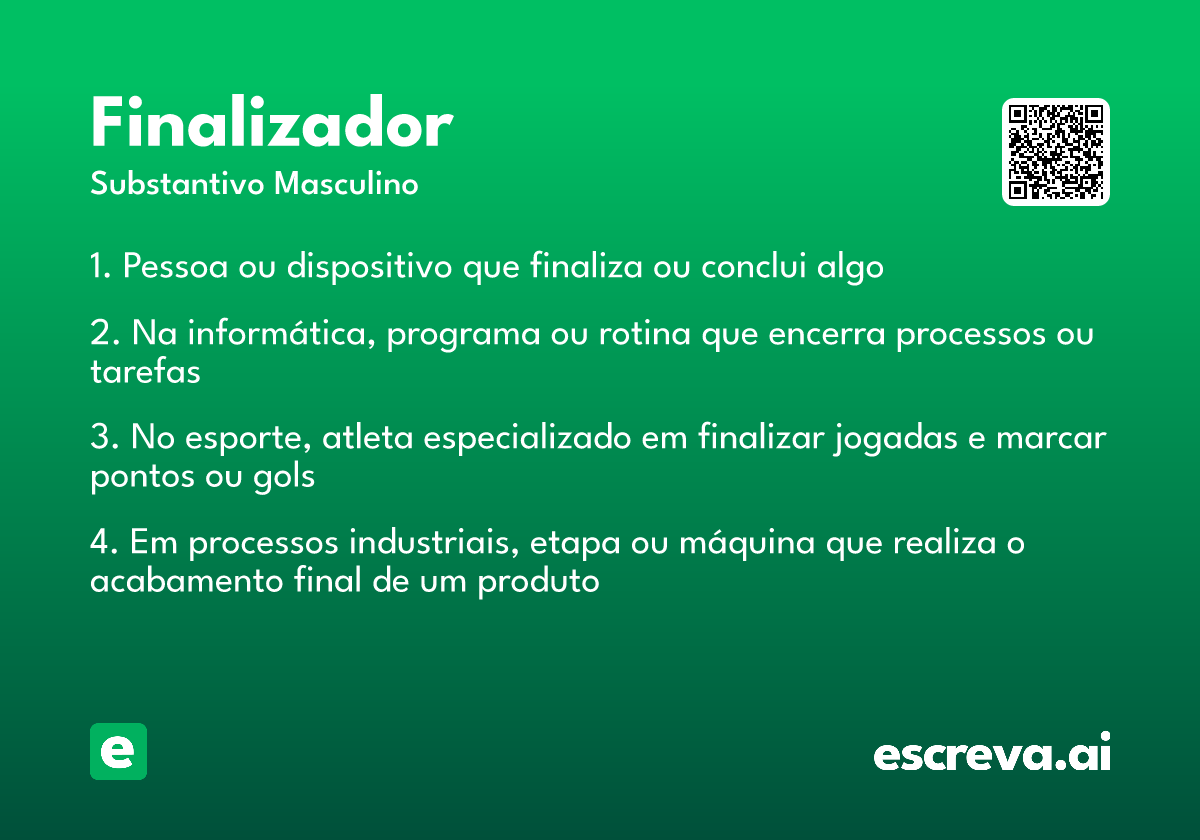 finalizador