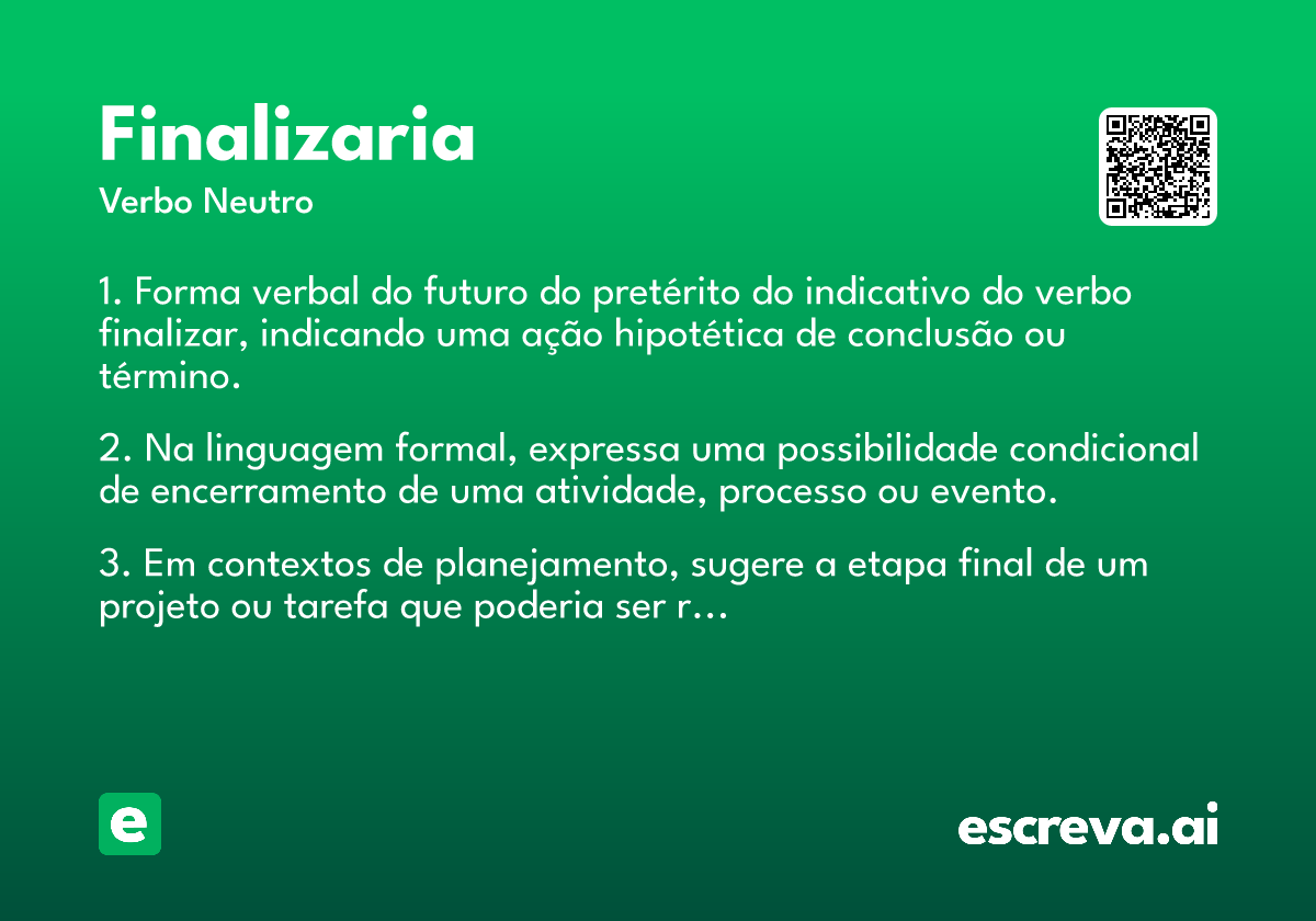 finalizaria