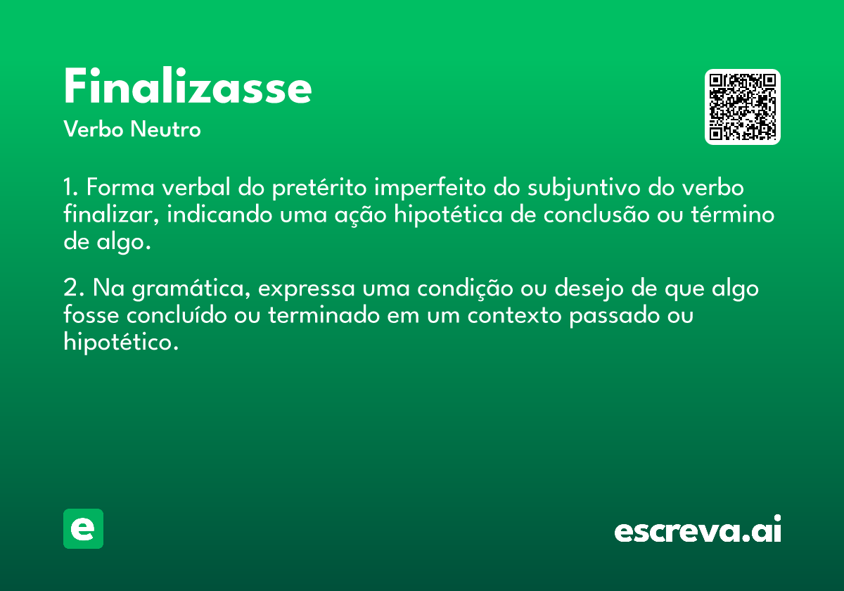 finalizasse