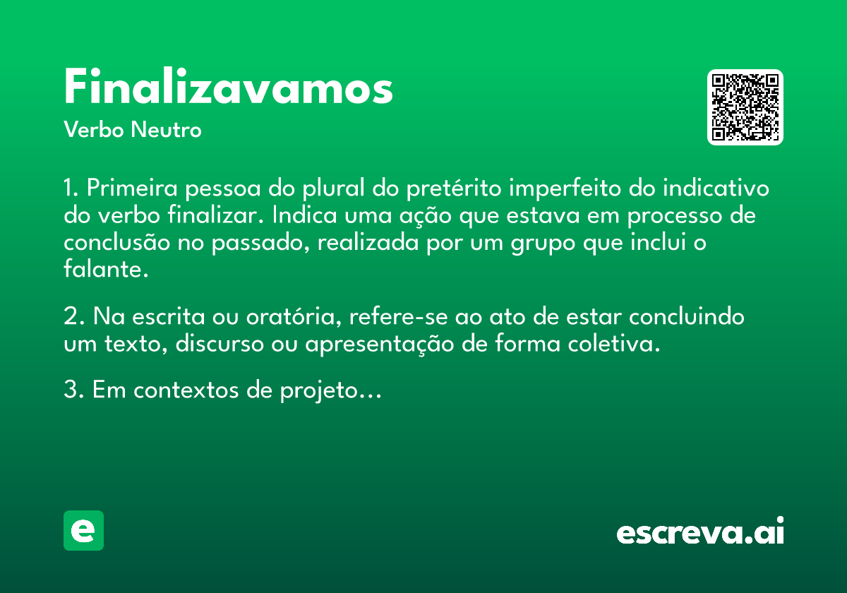 finalizavamos