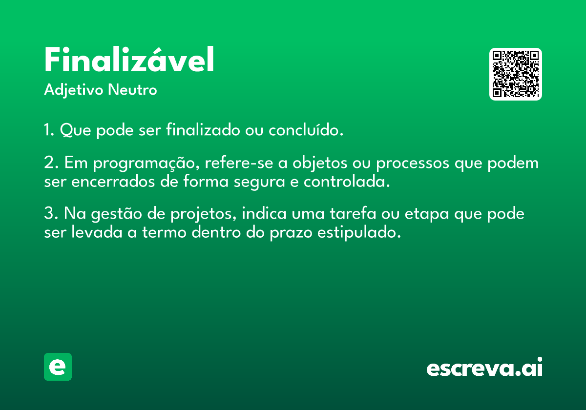 finalizável