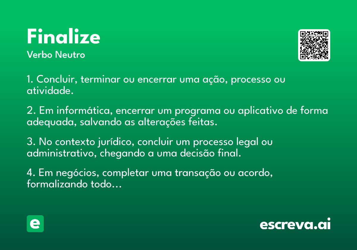 finalize
