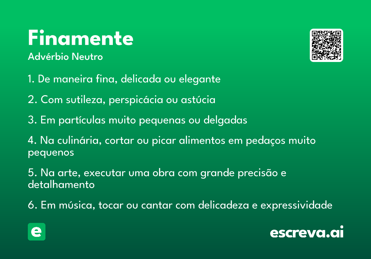finamente