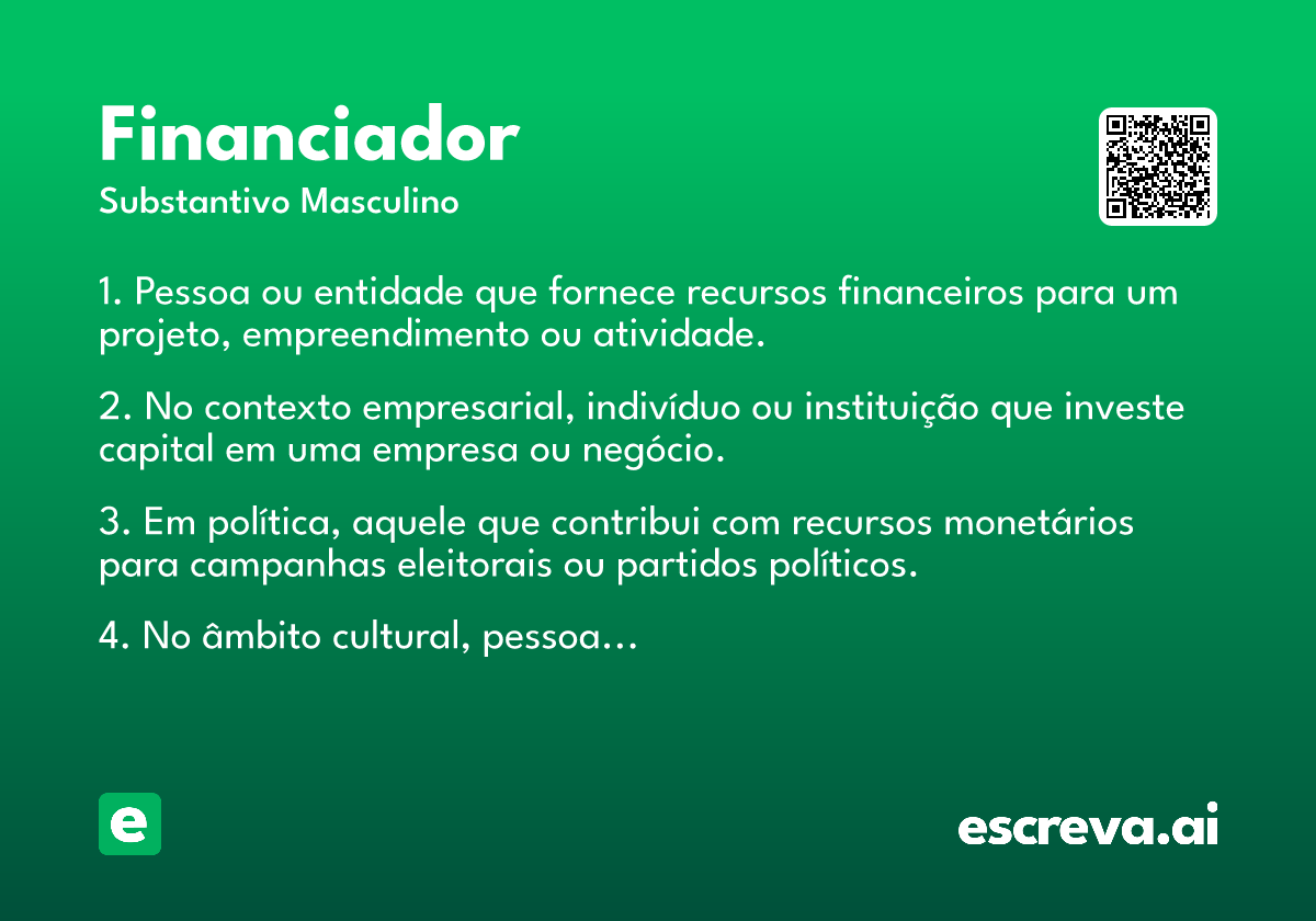 financiador