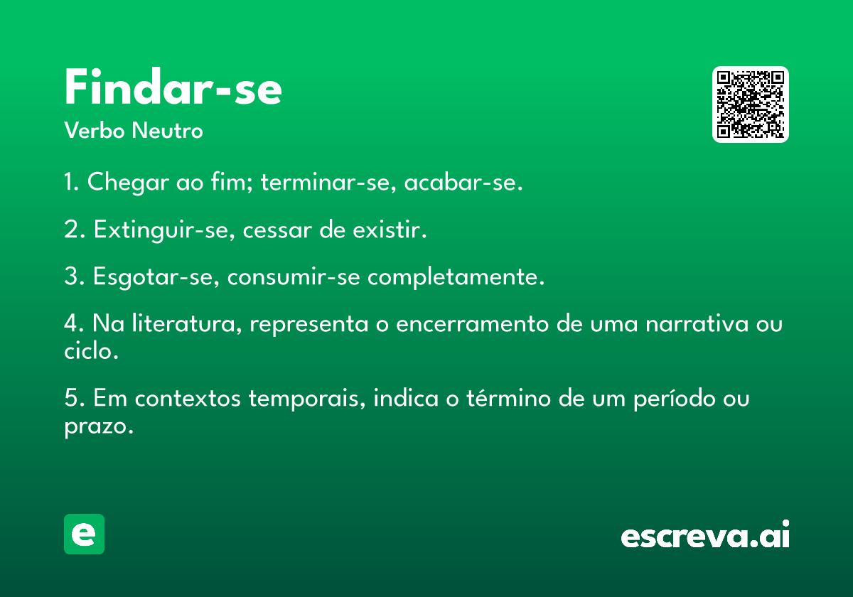 findar-se