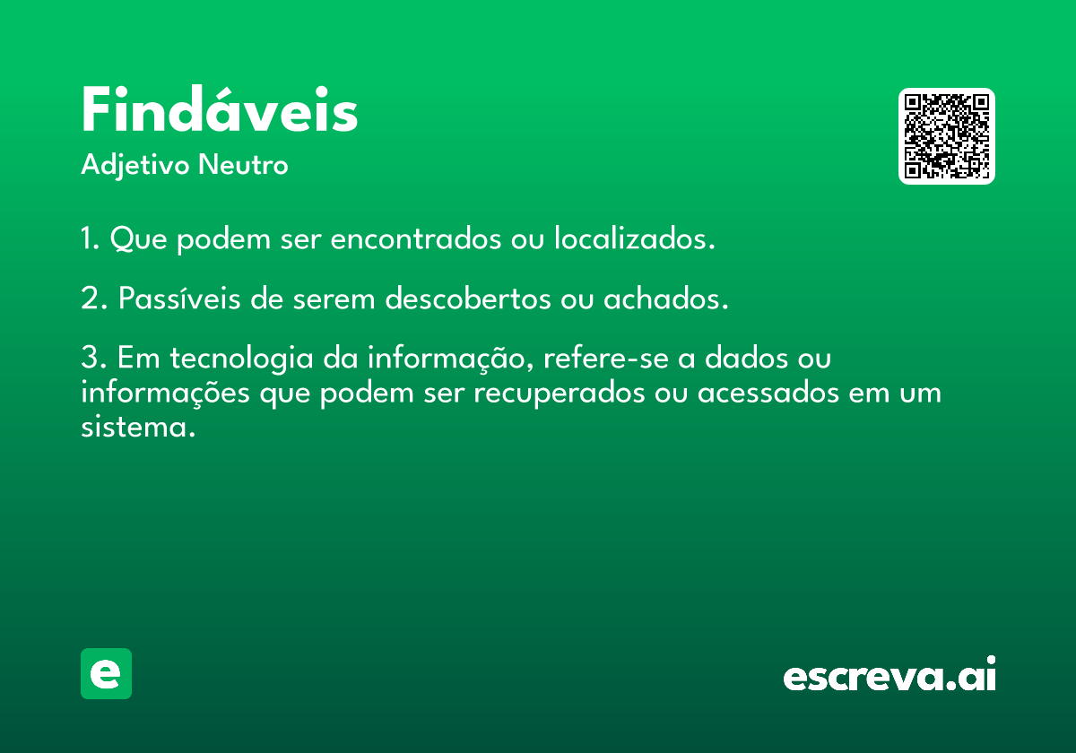 findáveis