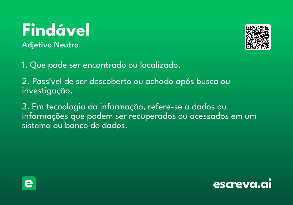 findável