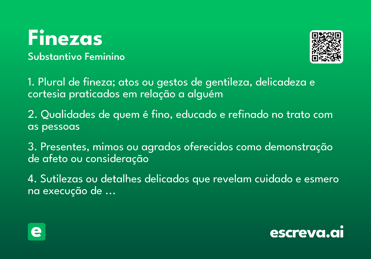 finezas