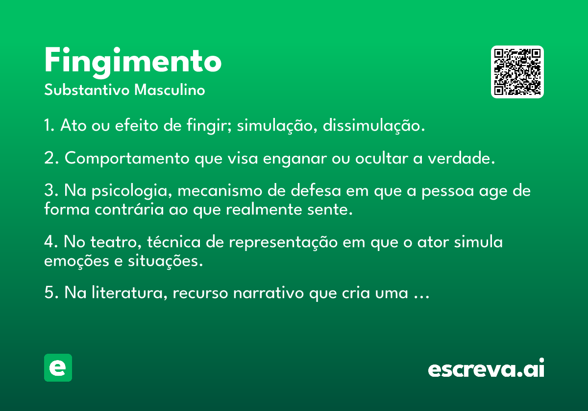 fingimento