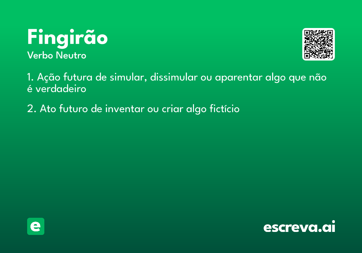 fingirão