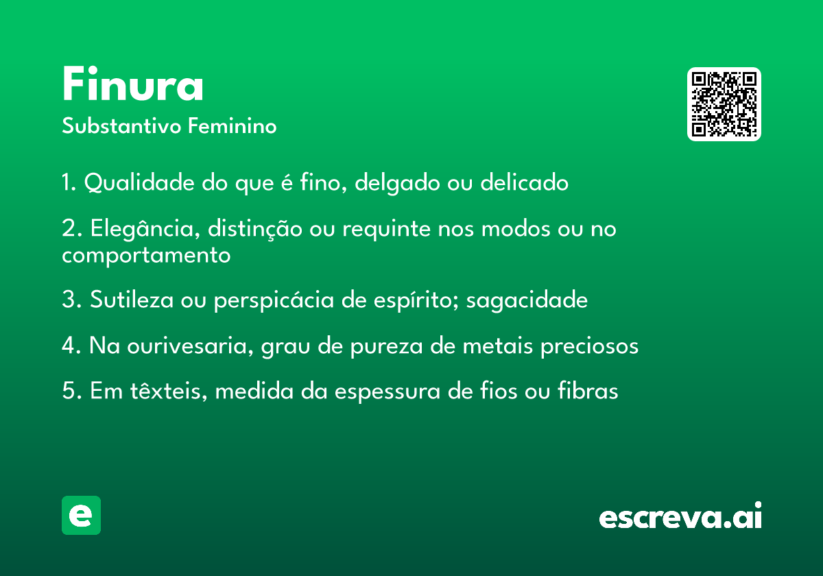 finura