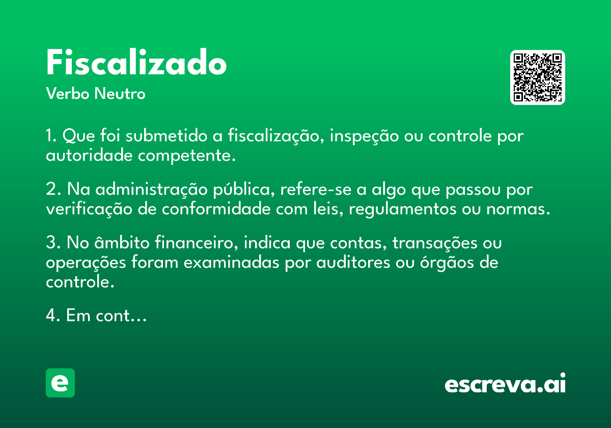 fiscalizado