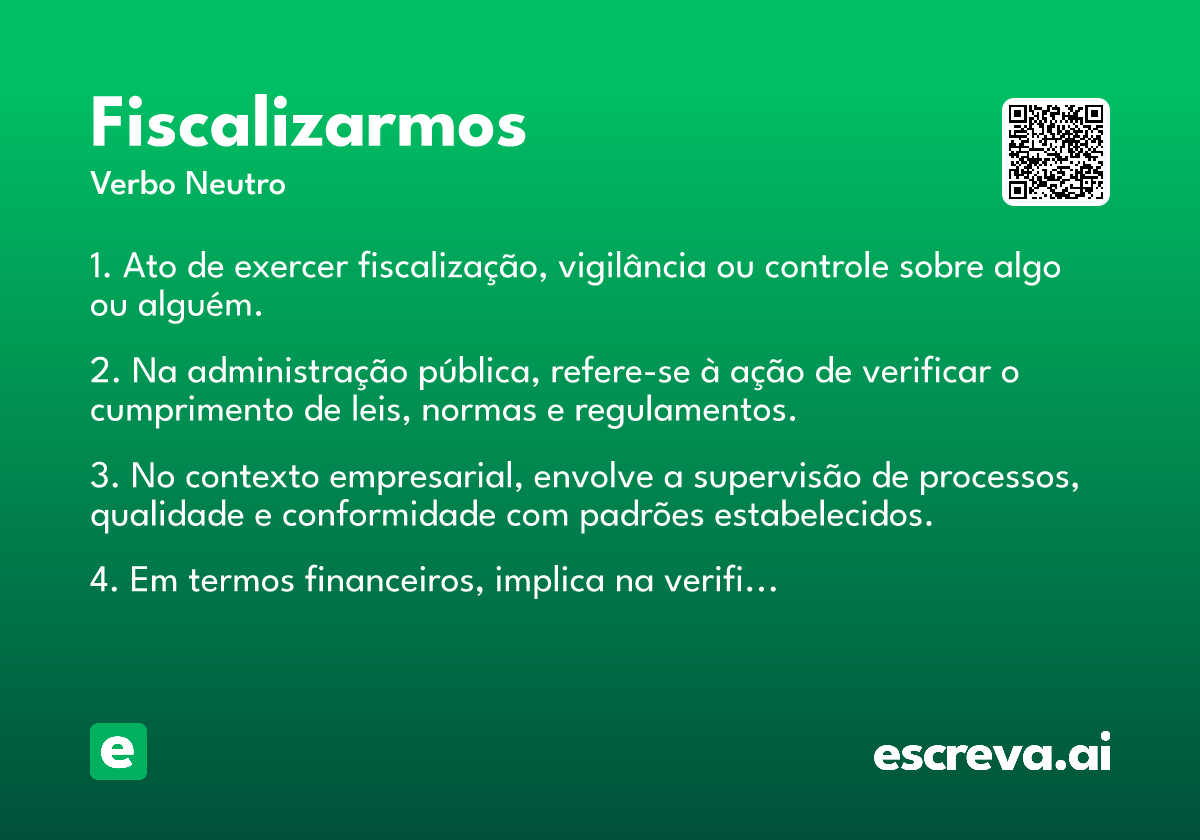 fiscalizarmos