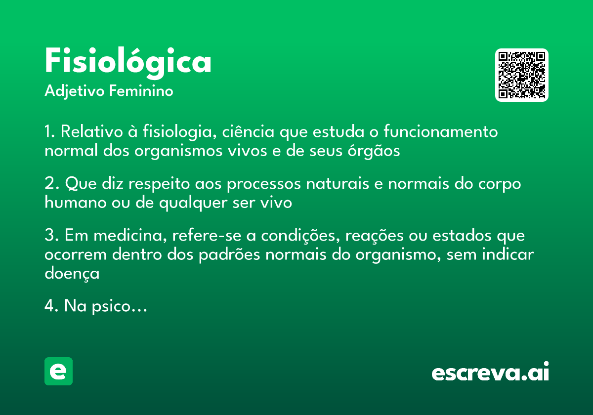 fisiológica