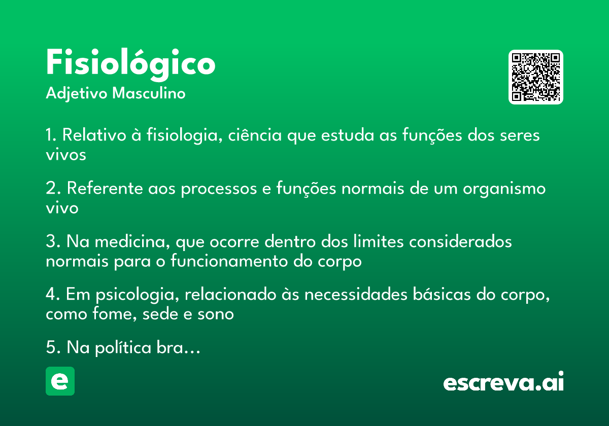 fisiológico