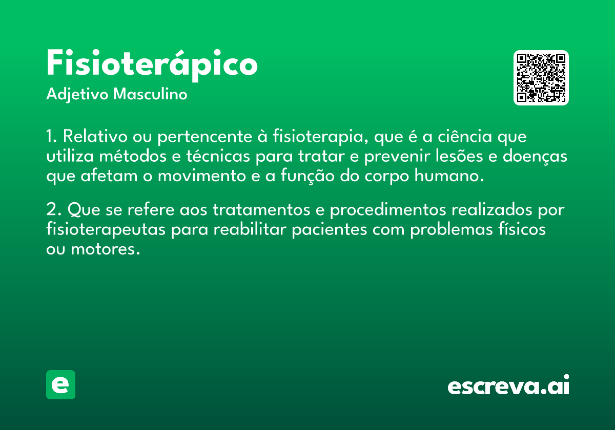 fisioterápico