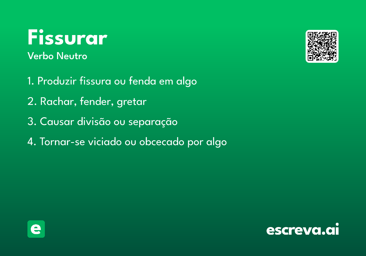 fissurar