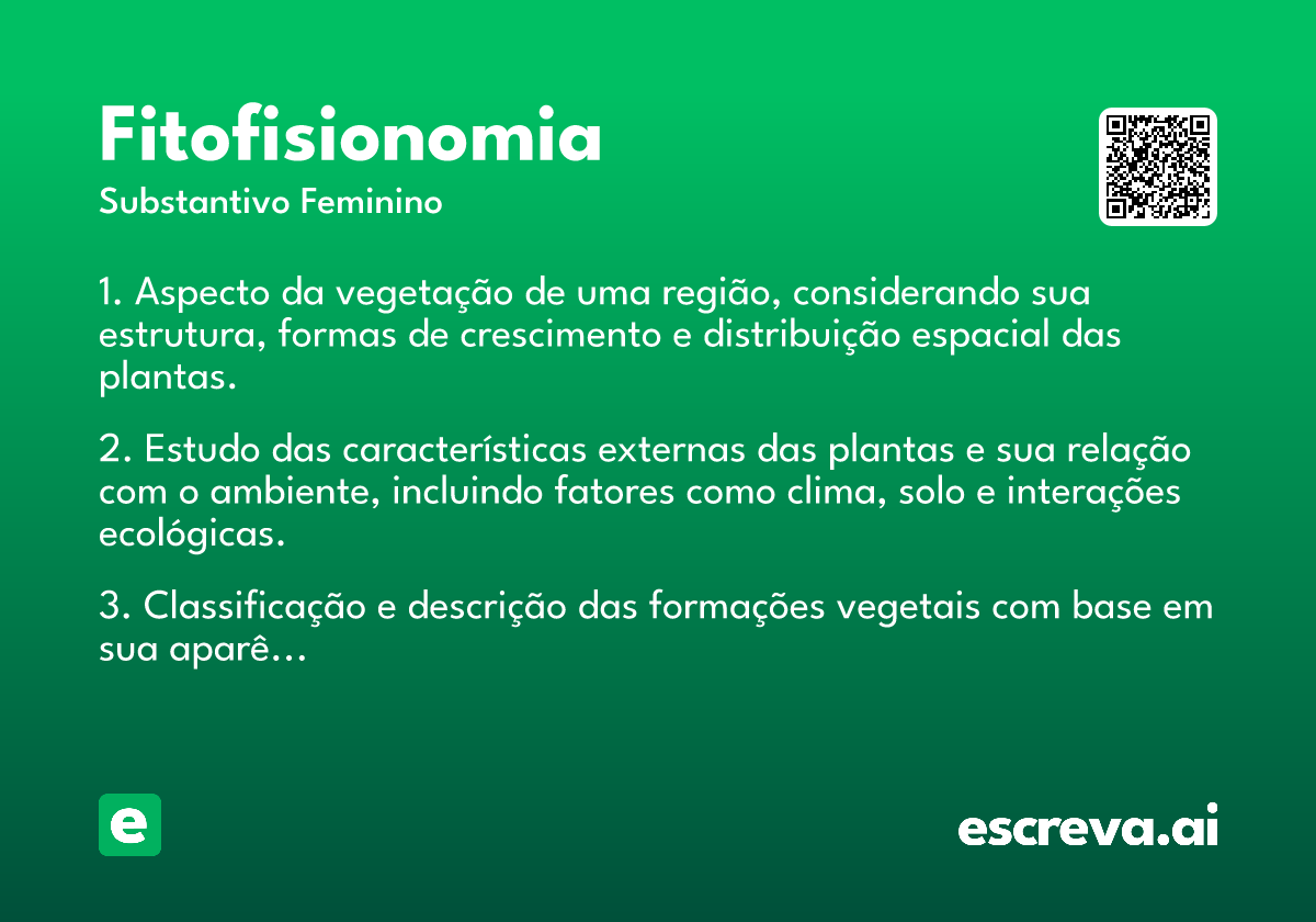fitofisionomia