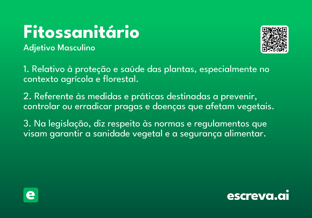 fitossanitário