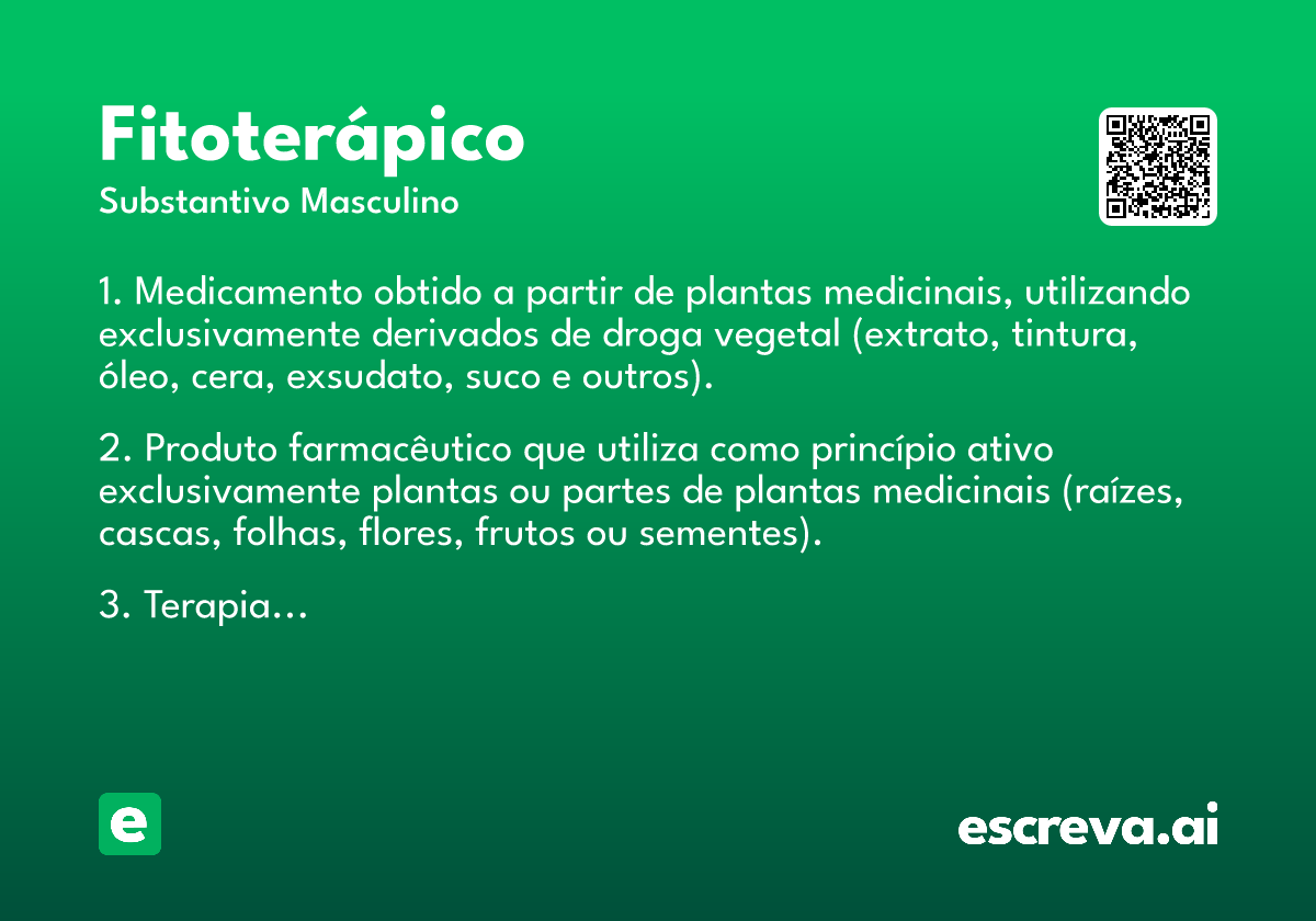fitoterápico